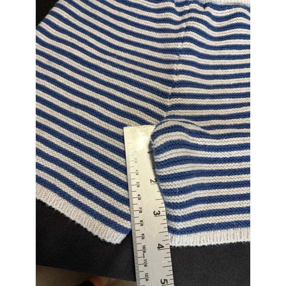 Cat & Jack Kids Blue White Striped Knit 2 Piece Tank Top and‎ Shorts Set 5T EUC